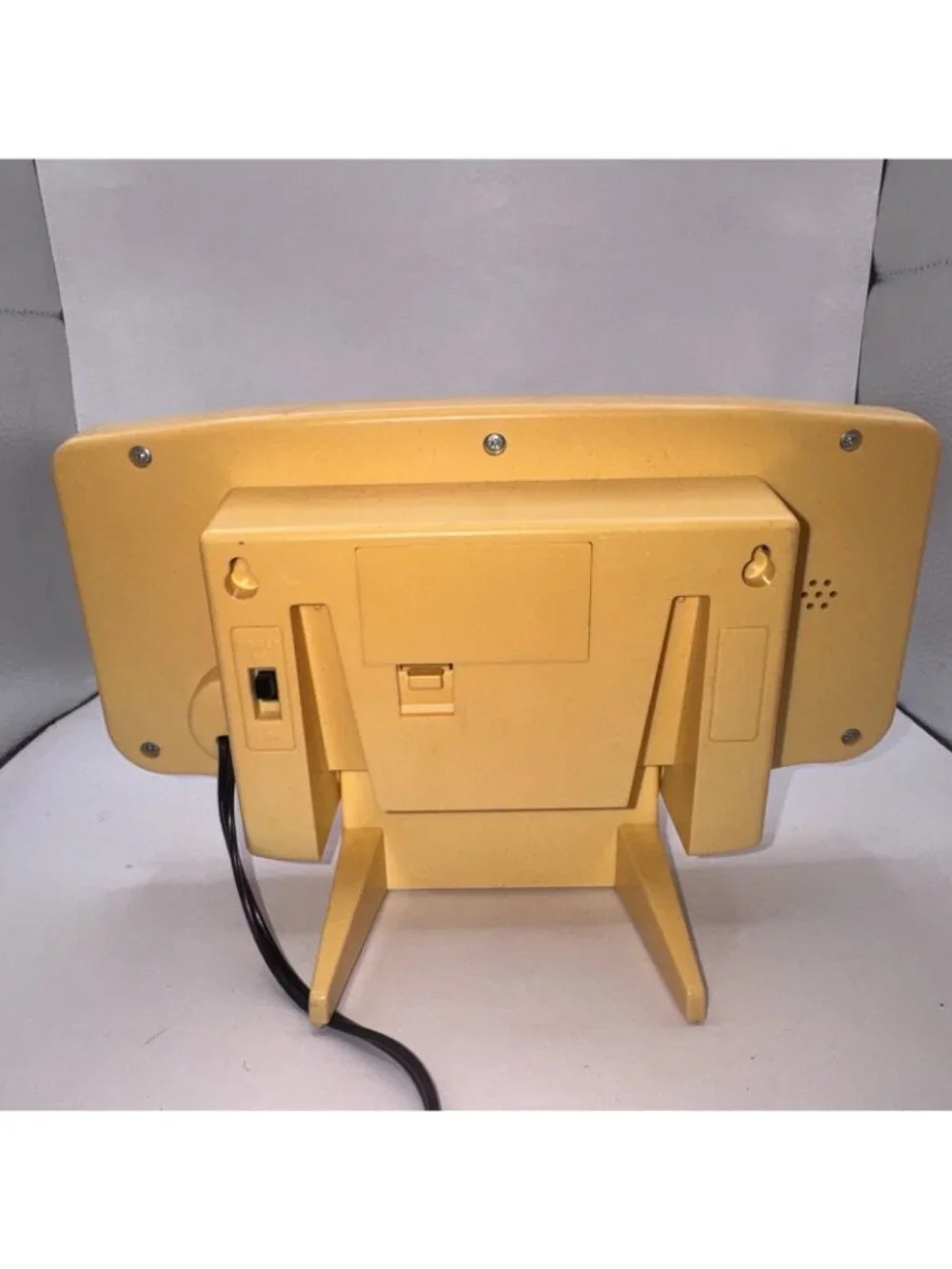 Giant Vintage LiTech Bedside Alarm Clock LARGE LEDs w Battery Backup plug in Y2K